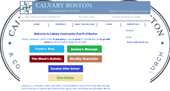 Desktop Screenshot of calvary-boston.org