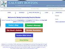 Tablet Screenshot of calvary-boston.org